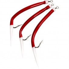 Ophænger 14/0 rød/hvid 3 stk