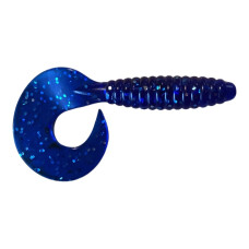 Jighaler 85mm blå glitter 1stk