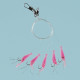 Silde / makrelforfang pink reje str.6