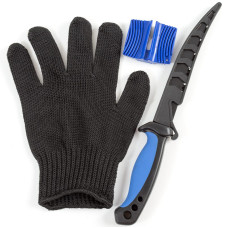 Filetkniv med knivsliber & handske