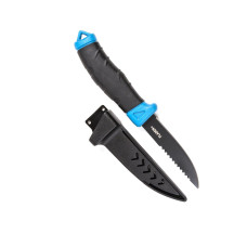 Fiskekniv med skælskraber 